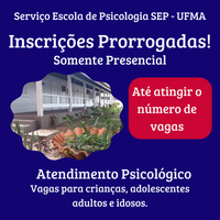 Inscrições Prorrogadas para atendimento psicológico