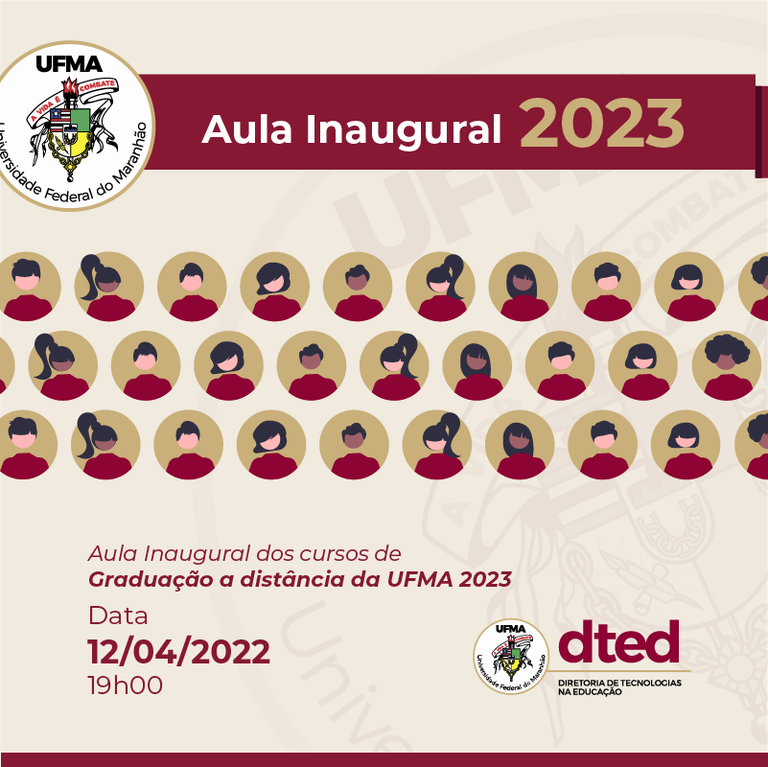 Dted Ufma Promove Aula Inaugural Dos Cursos De Gradua O A Dist Ncia Da