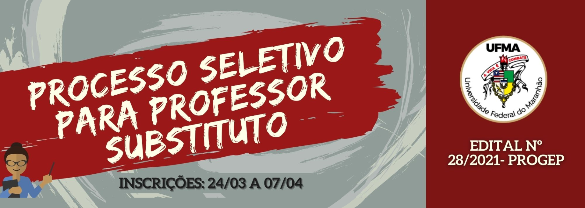 Banner Professor Substituto PROGEP
