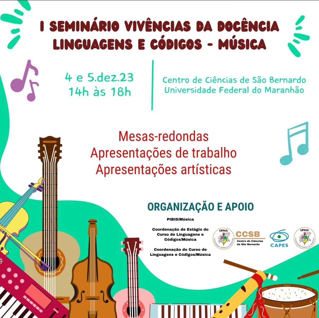 “I Seminário Vivências da Docência: Linguagens e Códigos – Música” ocorre nos dias 4 e 5 de dezembro, no Câmpus de São Bernardo