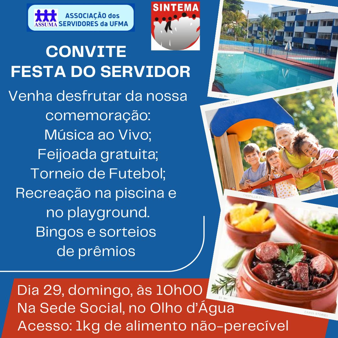 Assuma e Sintema promovem Festa do Servidor para servidores da UFMA