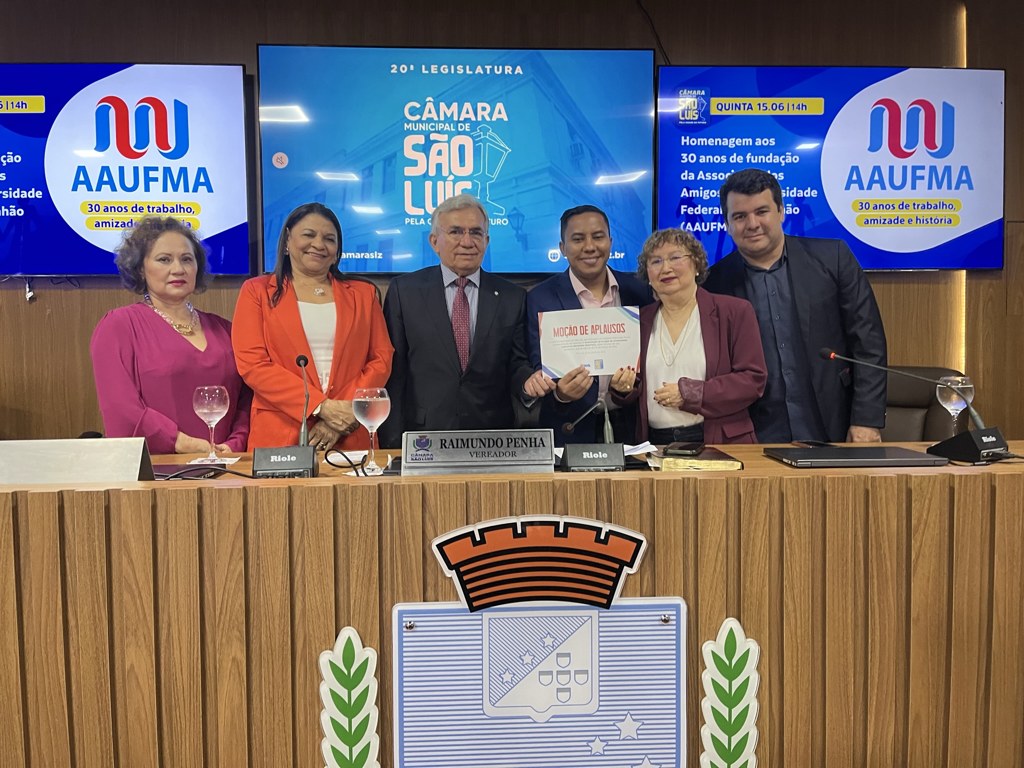 Câmara Municipal de São Luís presta Homenagem aos 30 anos da AAUFMA