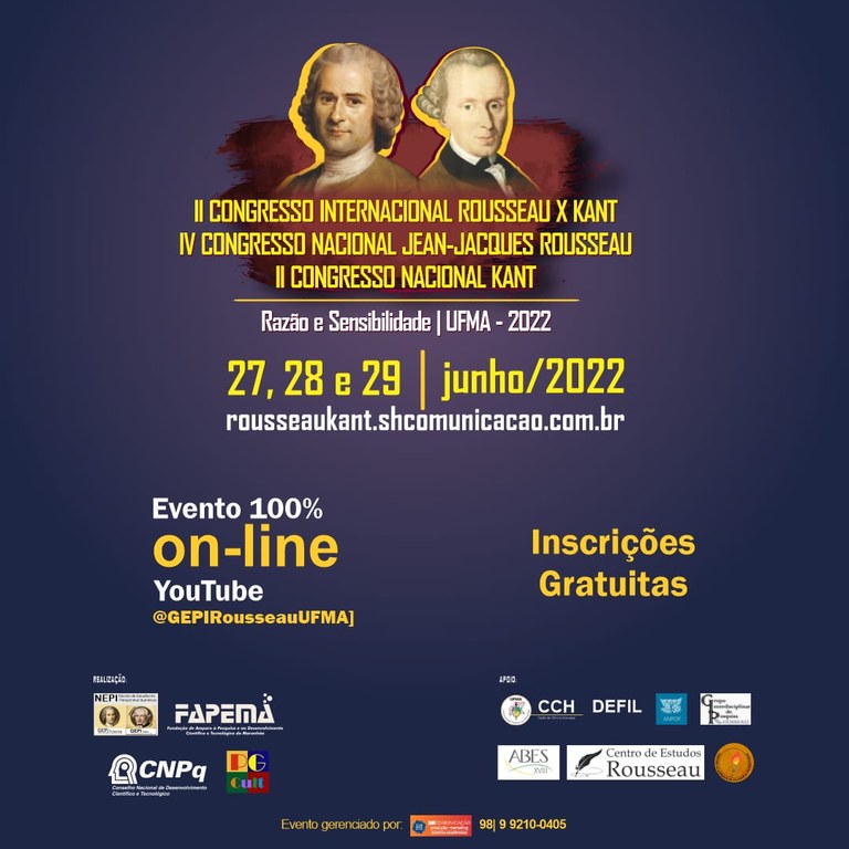 Congressos Rousseau x Kant ocorrerão no período de 27 a 29 de junho; inscrição ainda estão abertas.jpeg