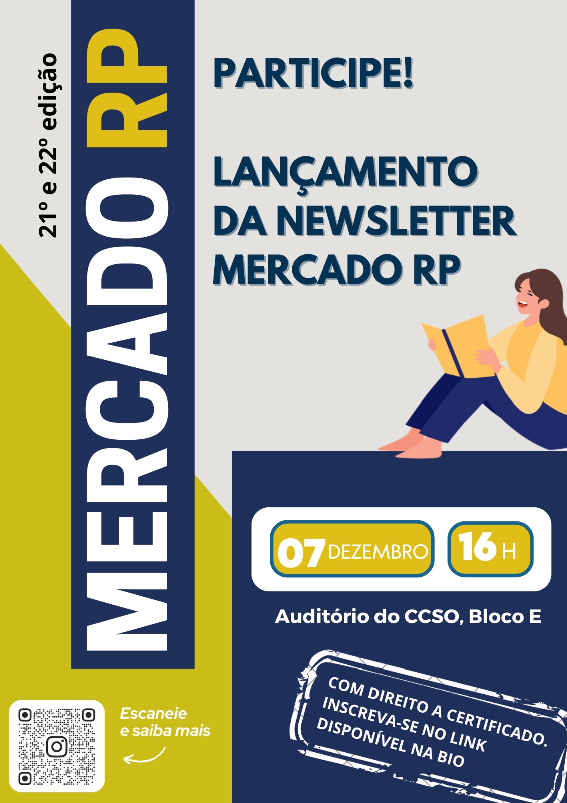 Curso de Comunicação Social – Relações Pública, da UFMA, anuncia lançamento da nova edição da newsletter Mercado RP