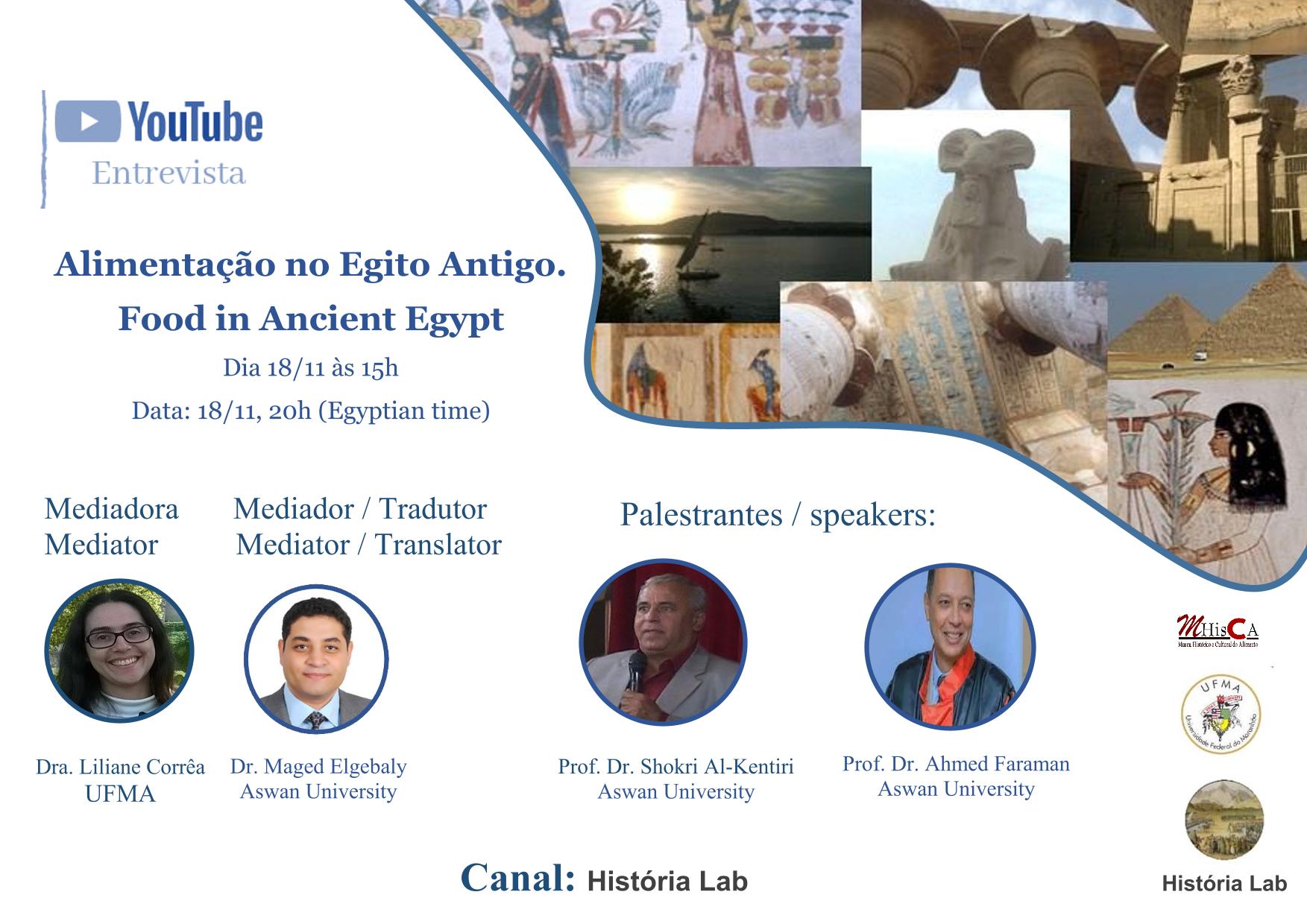 Curso de Licenciatura Interdisciplinar em Ciências Humanas da UFMA de Codó promove mesa-redonda sobre alimentação no Egito Antigo