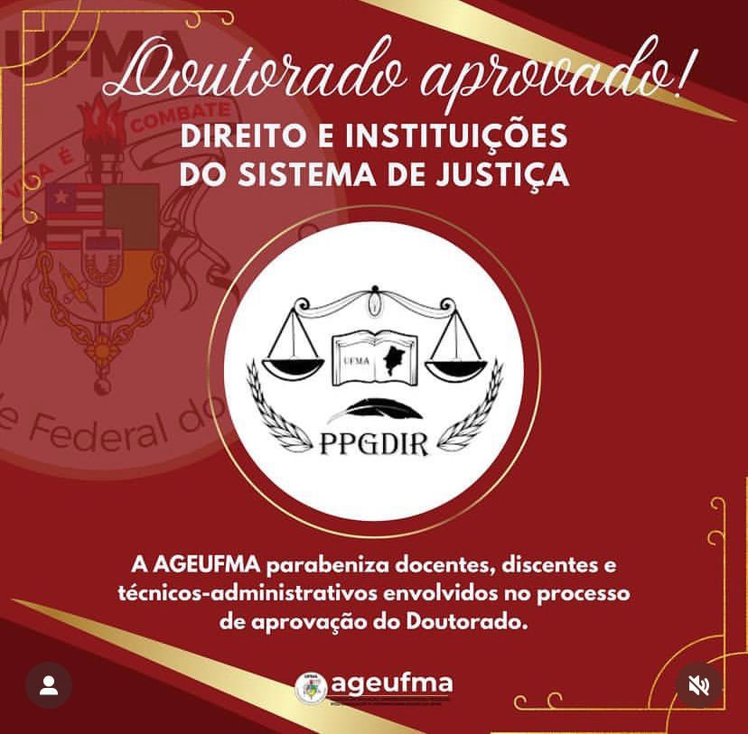 Doutorado em Direito da UFMA é aprovado