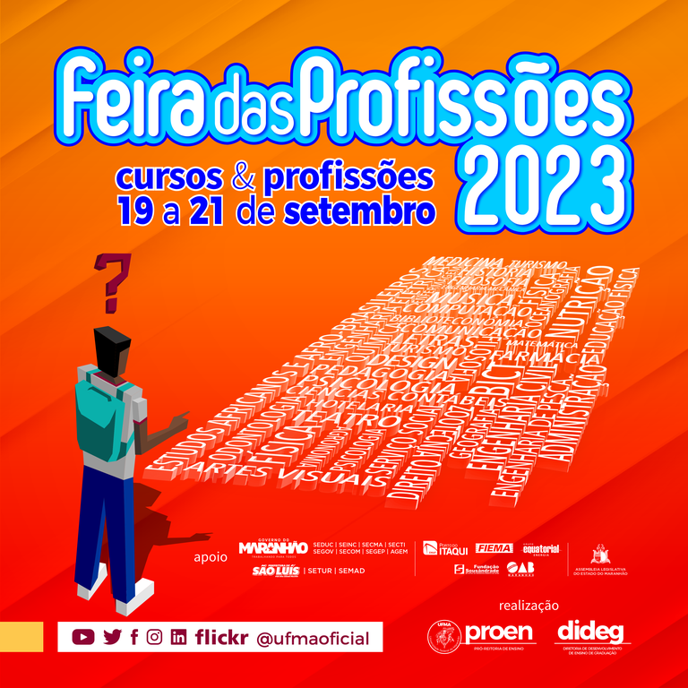Feira das Profissões 2023 inicia nesta terça-feira, 19, no câmpus São Luís