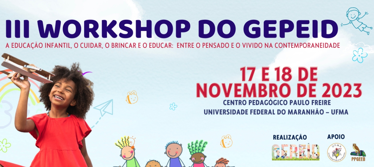 III Workshop Gepedi será realizado nos dias 17 e 18 de novembro, no Câmpus São Luís