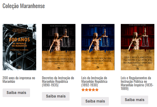 Maranhão é inspiração em 262 livros publicados pela Edufma