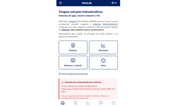 Pesquisadores da UFMA desenvolvem aplicativo para detectar bebidas adulteradas