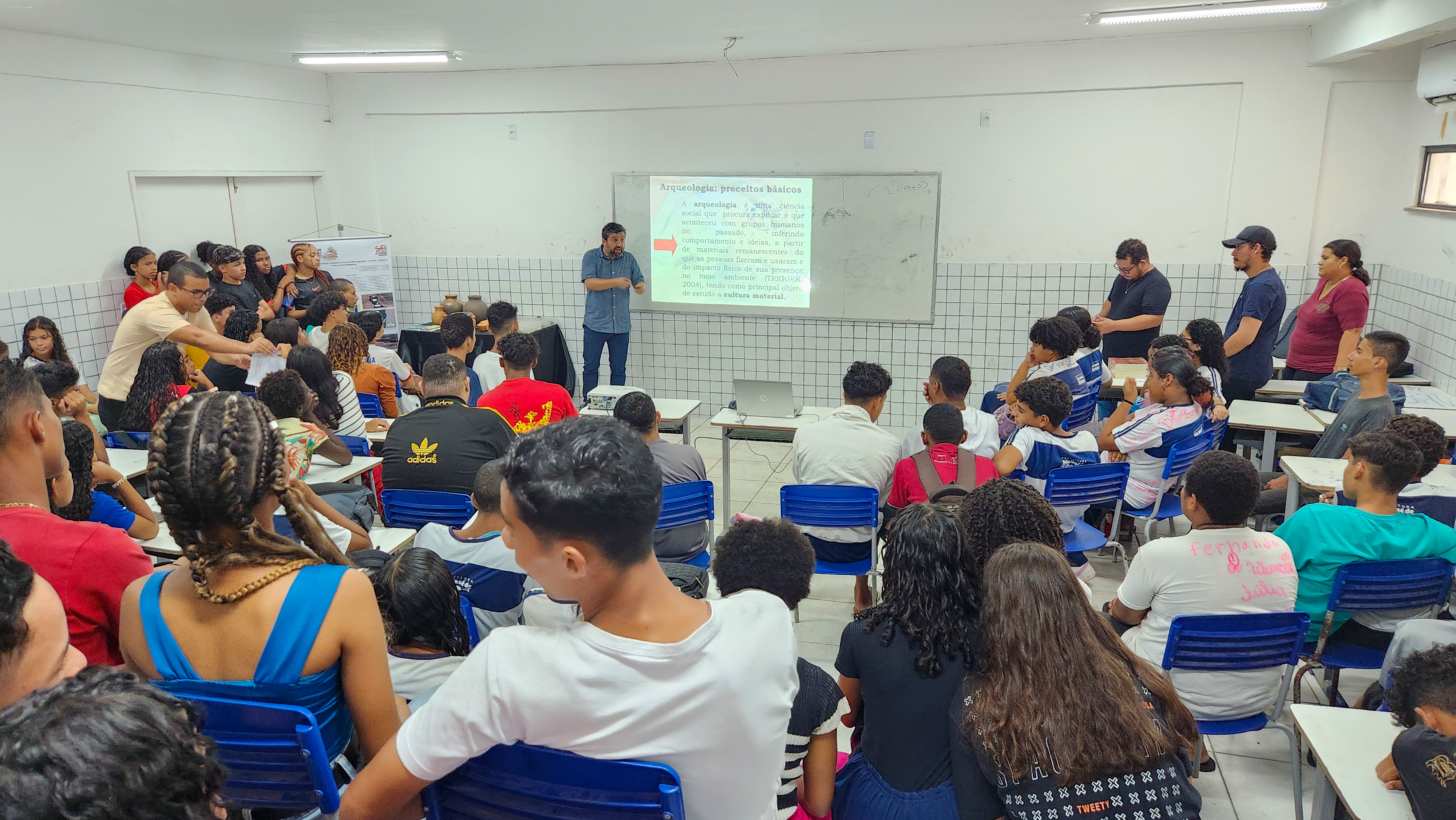 Pesquisadores da UFMA promovem educação patrimonial em escola municipal de São José de Ribamar