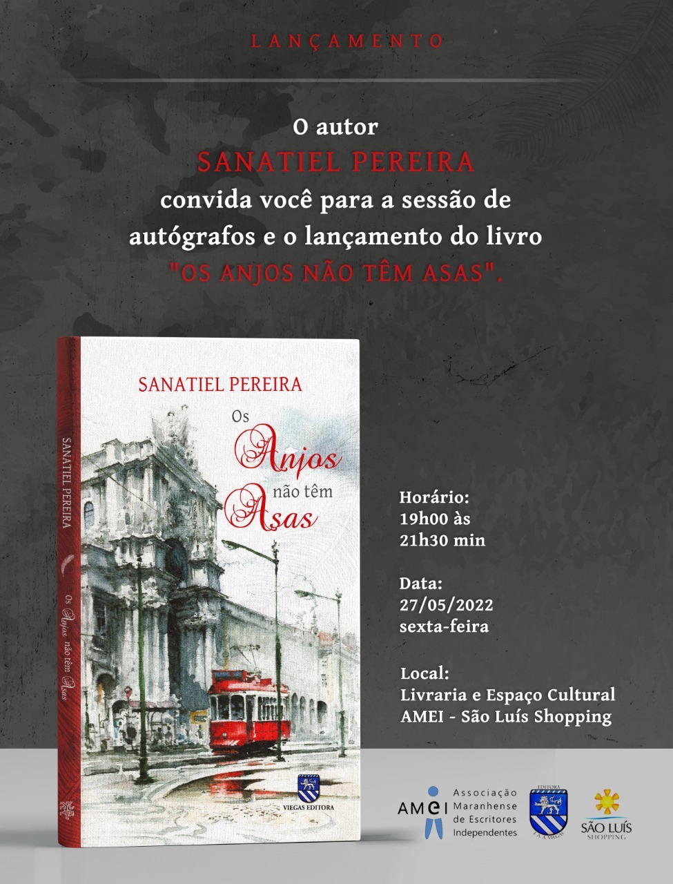 Professor do curso de Design realizará na sexta-feira, 27, o lançamento do livro ficcional “Os anjos não têm asas”.jpeg