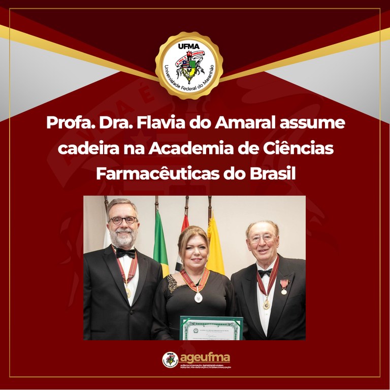 Professora da UFMA assume cadeira na Academia de Ciências Farmacêuticas do Brasil