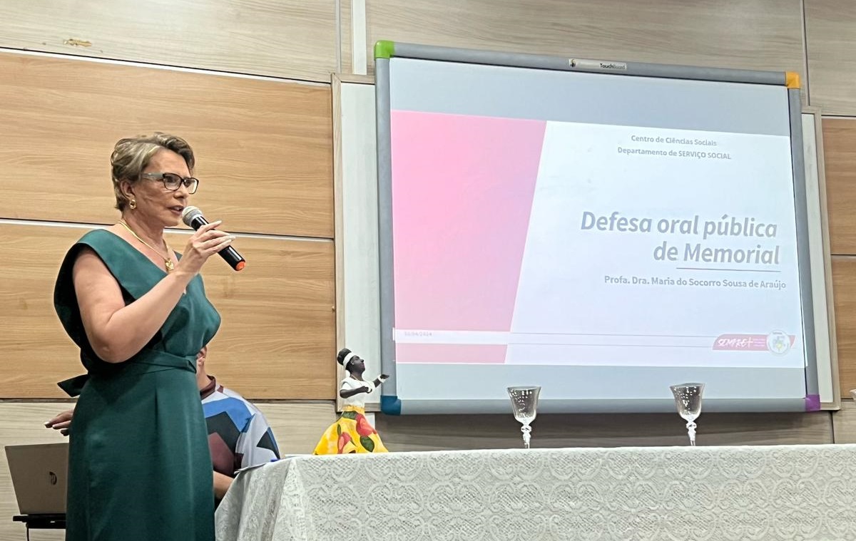 Professora de Serviço Social da UFMA realiza defesa de memorial para promoção à Professora Titular