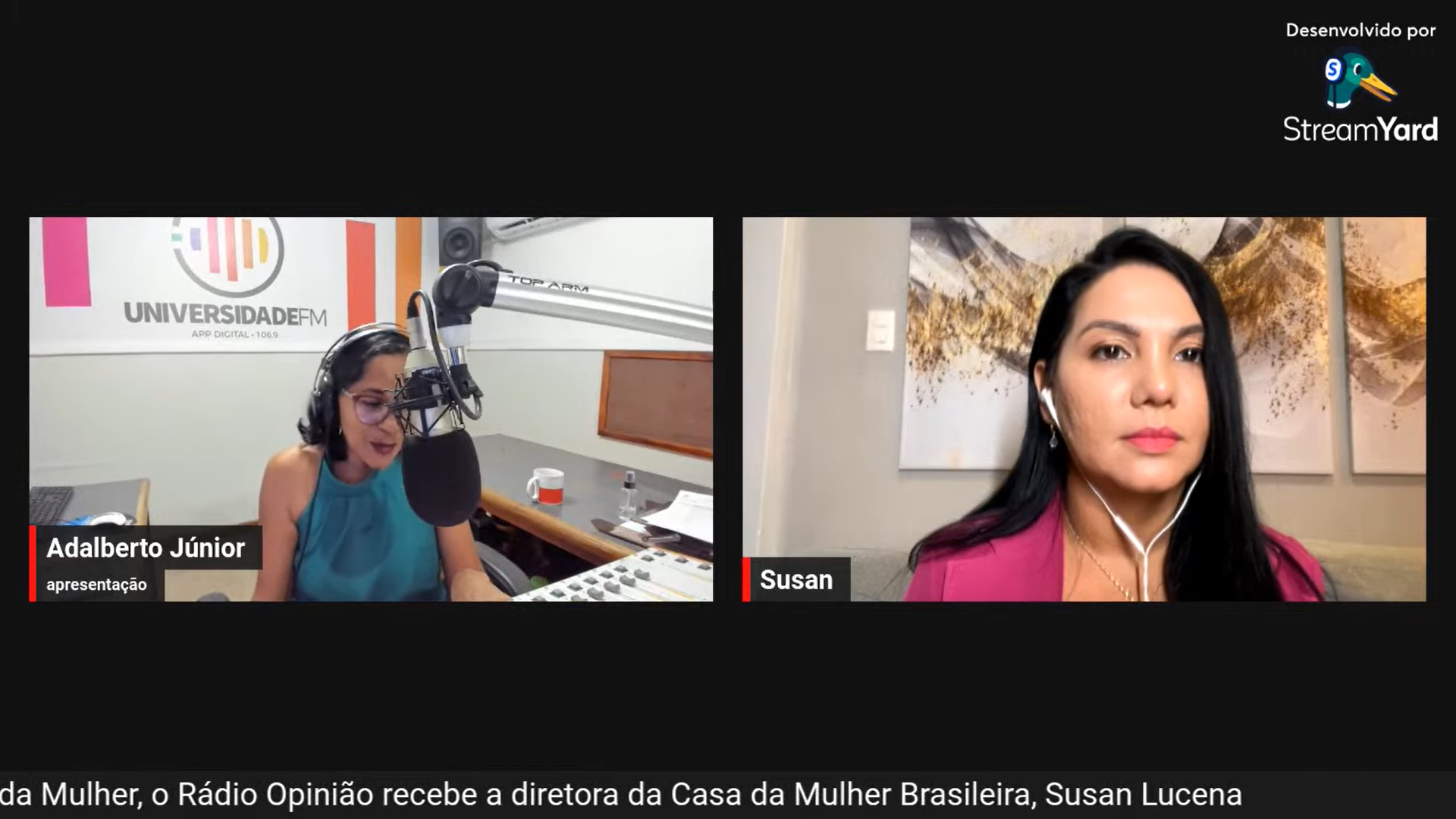 Rádio Opinião desta quarta-feira recebe a diretora da Casa da Mulher Brasileira.png