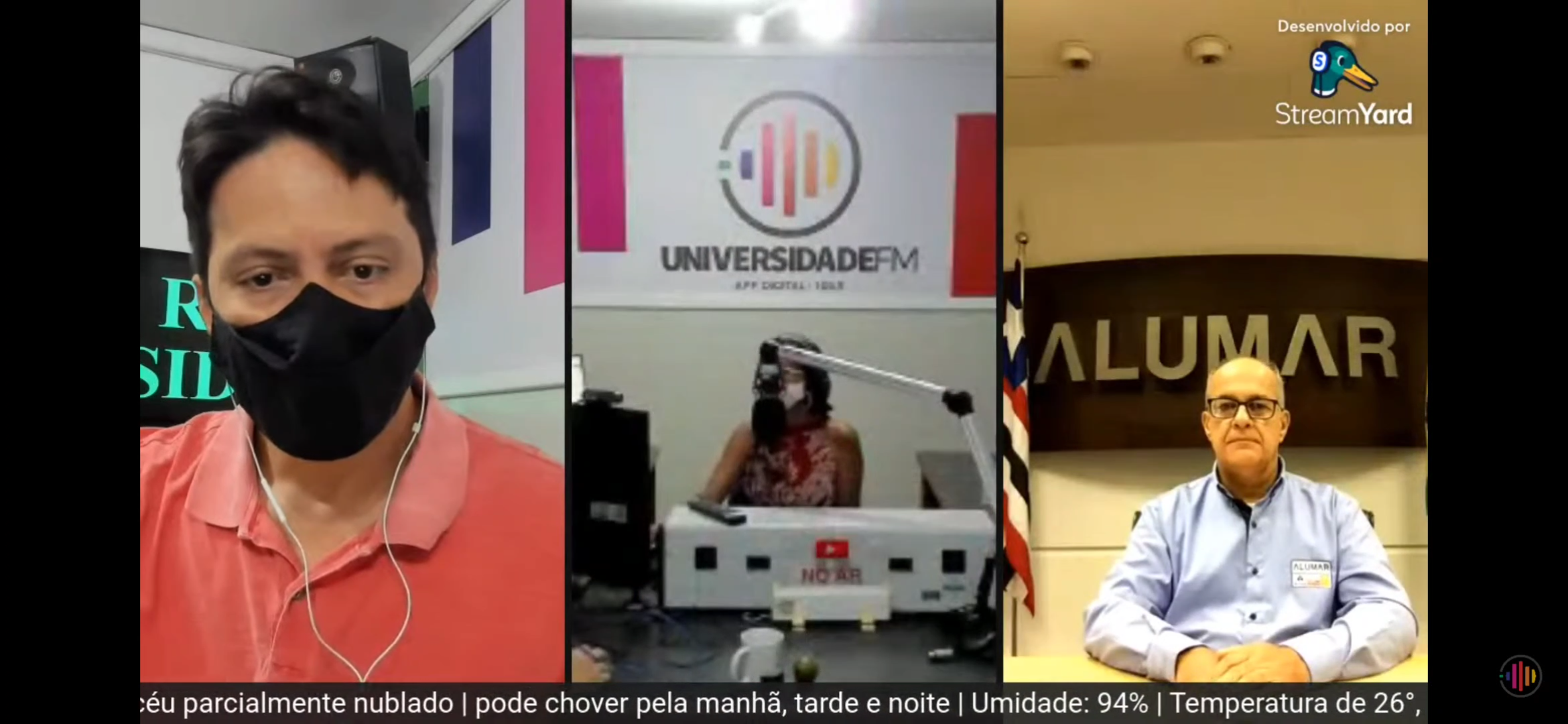 Rádio Universidade entrevista o diretor da Alumar, Hélder Texeira, que fala sobre a retomada na produção de alumínio no Estado.png