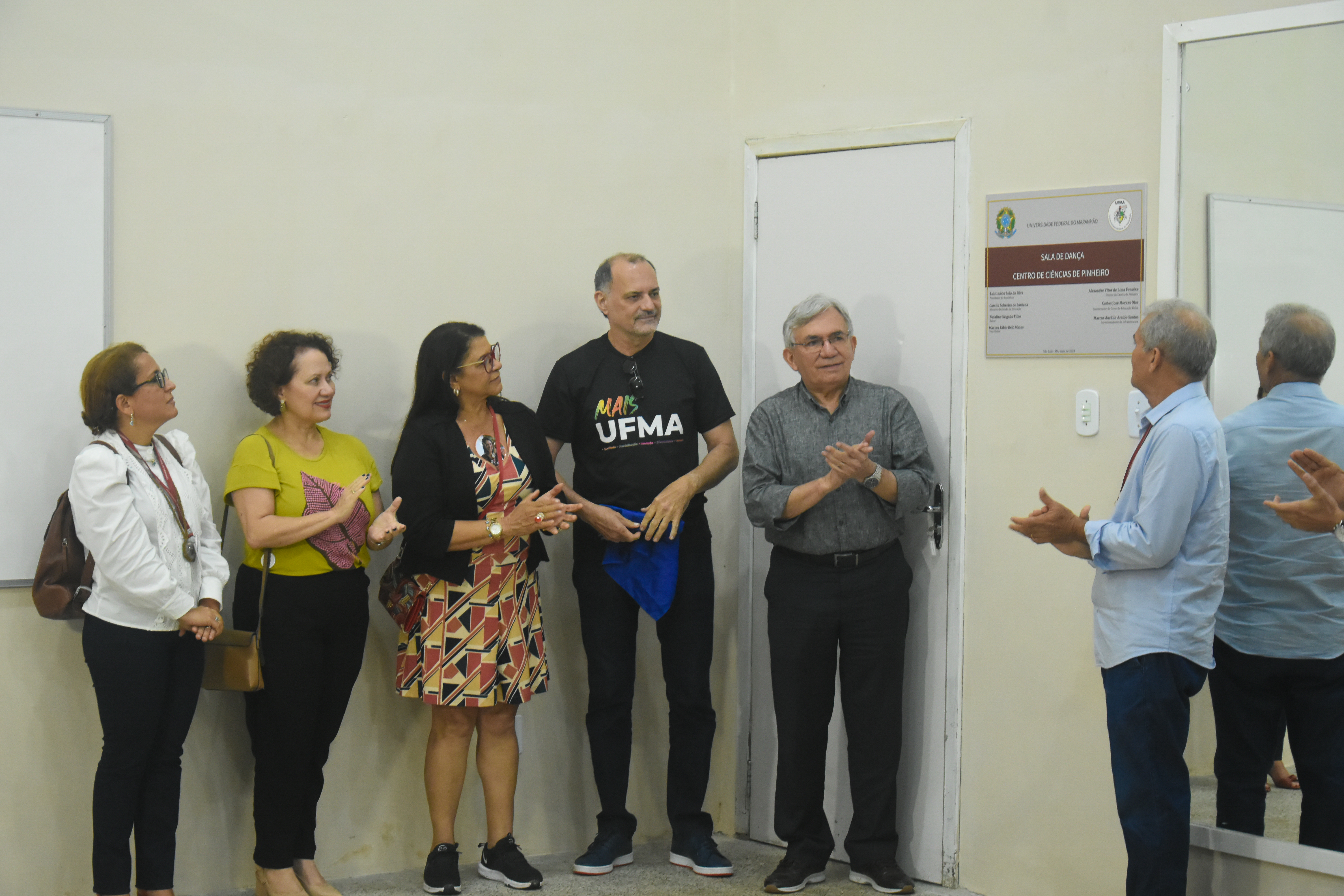 Reitor e pró-reitores da UFMA realizam visitas e inaugurações no Centro de Ciências de Pinheiro