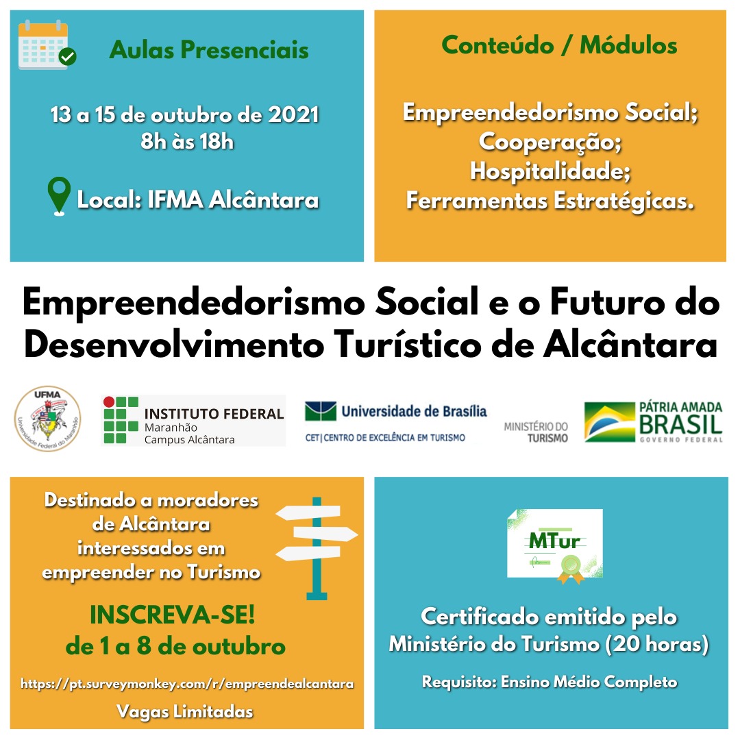 UFMA abre inscrições para curso gratuito “Empreendedorismo Social e o Futuro do Desenvolvimento Turístico de Alcântara”.jpg