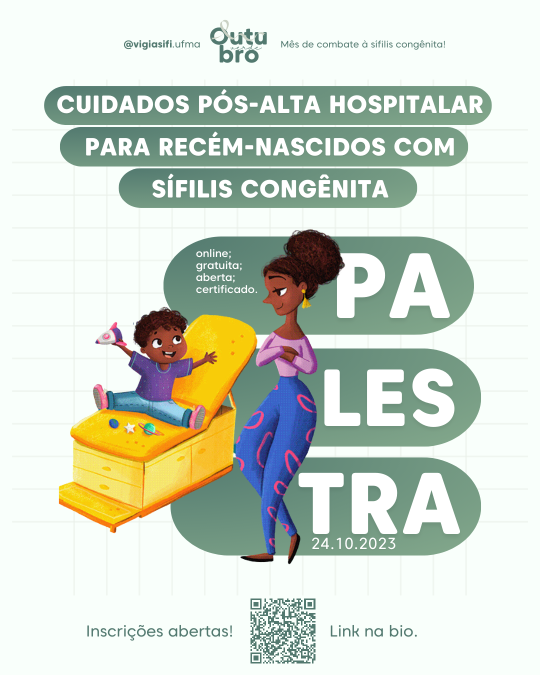 UFMA de Imperatriz realizará palestra sobre os cuidados pós-alta hospitalar para recém-nascidos com sífilis congênita