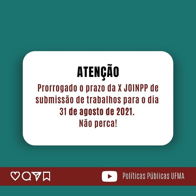 Prorrogada submissão de trabalhos da JOINPP.jpg