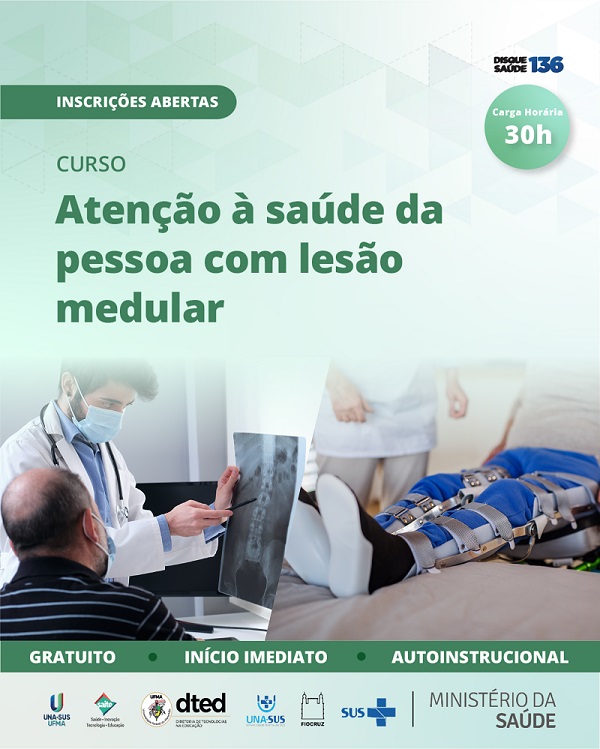 UNA-SUS-UFMA lança curso sobre Atenção à saúde da pessoa com lesão medular.jpg