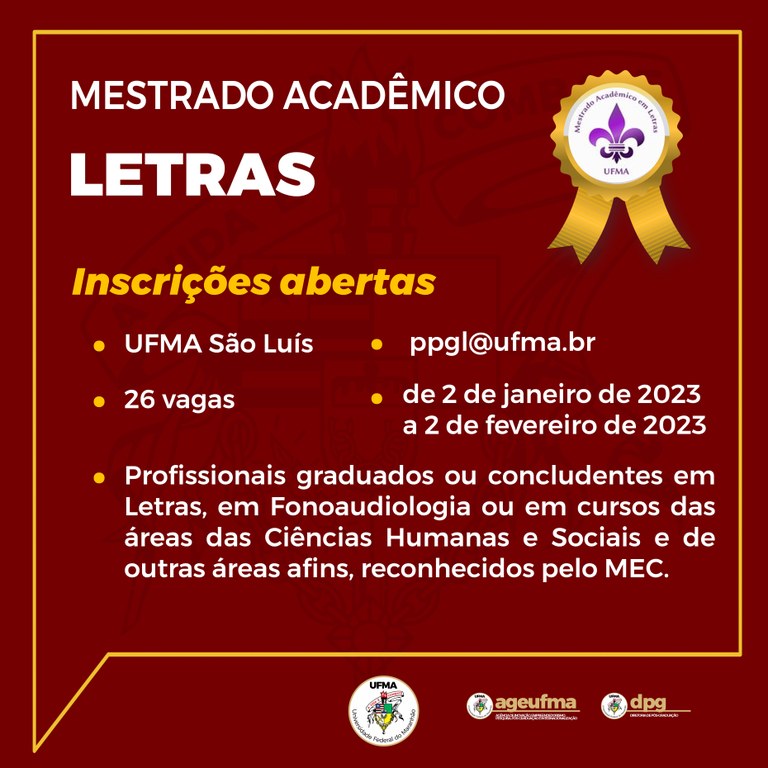 UFMS Três Lagoas oferece vagas para mestrado em Letras - Perfil News