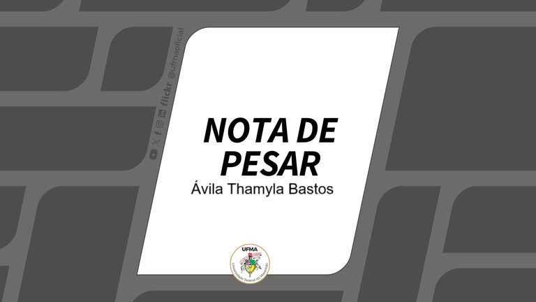 NOTA DE PESAR - Ávila Thamyla Bastos