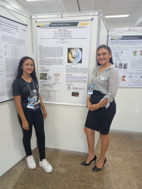 Apresentação dos trabalhos no 62º Congresso Brasileiro de Química