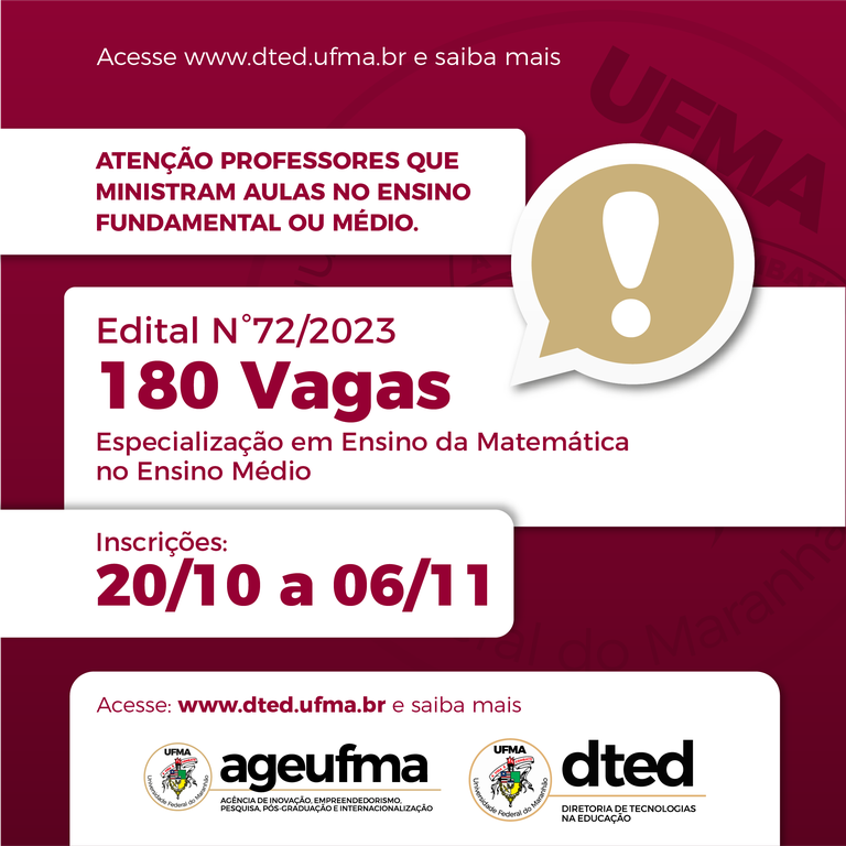 curso de especialização em ensino de matemática