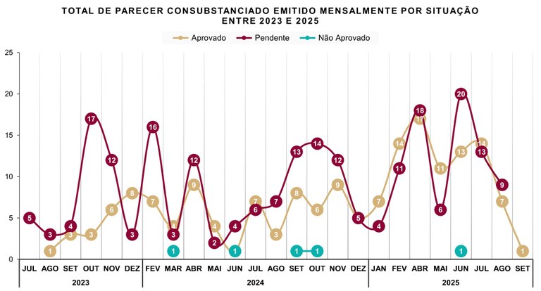 01 Relatório Estatístico 01 Geral - PARECER CONSUBSTANCIADO EMITIDO MENSALMENTE POR SITUAÇÃO.jpg