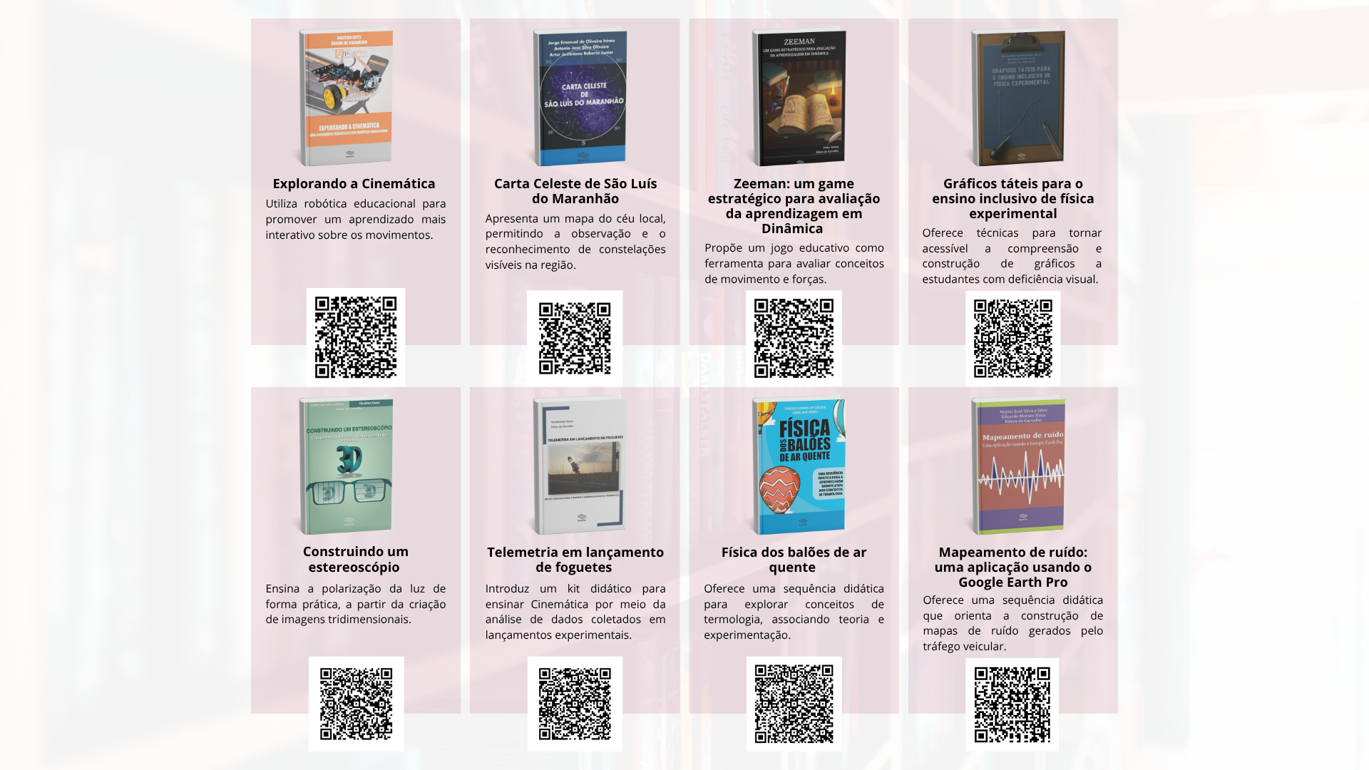 Dois novos livros compõe a série de e-books do Curso de Física EaD