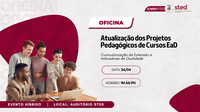 STED promove oficina para atualização dos Projetos Pedagógicos de Cursos EaD e fortalecimento da qualidade acadêmica; evento ocorrerá nesta sexta, 24