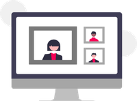 Ícone de Agenda de Videoconferência