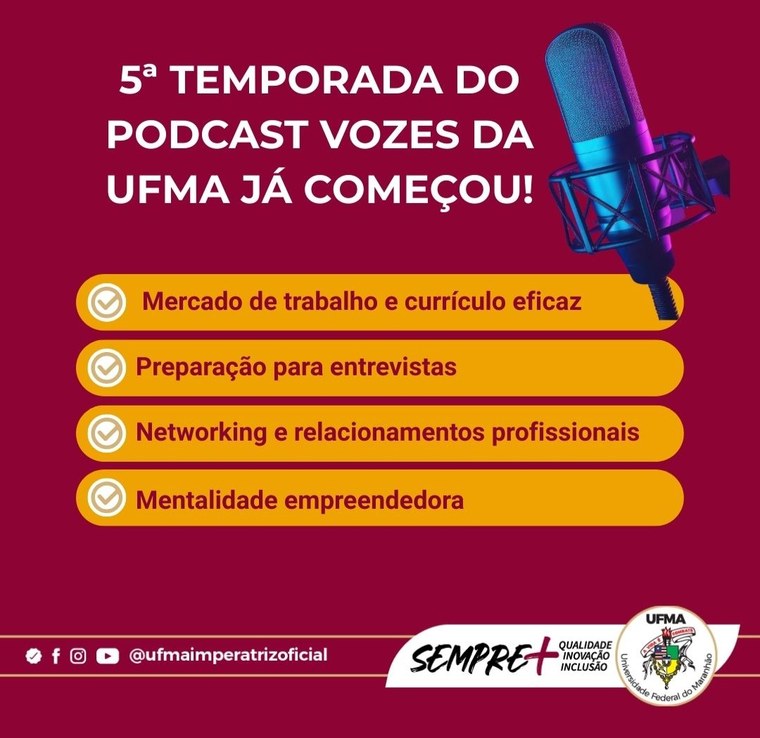 Nova temporada traz entrevistas com dicas sobre mercado de trabalho e empreendedorismo. Confira!