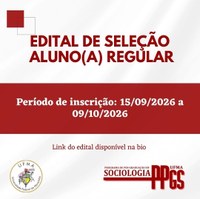 Estão abertas as inscrições para o mestrado em Sociologia na UFMA em Imperatriz