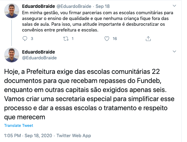 Braide Escolas Comunitárias