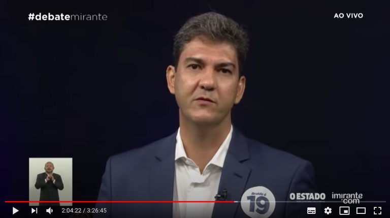 Eduardo Braide no debate OEstado fala sobre orçamento Segurança