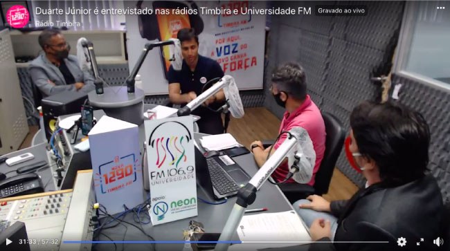 Duarte Jr na Radio Timbira