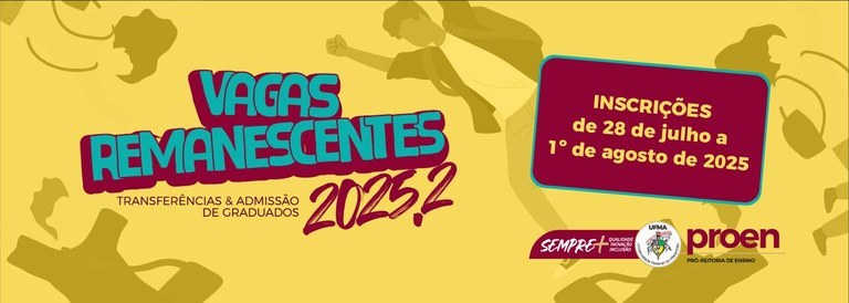 vagas remanescentes 2025