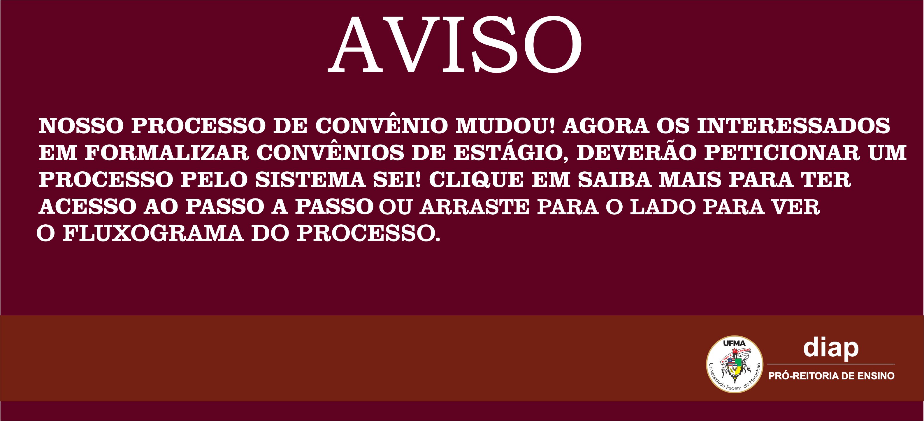 banner processo de convênios