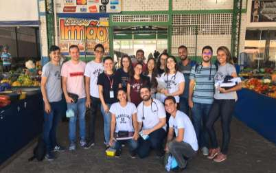 AÇÃO SOCIAL AÇÃO SOCIAL DE DISCENTES NA FEIRA NOVA IMPERATRIZ