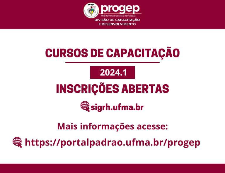 Abertura do Curso de Capacitação 2024.1
