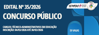 EDITAL DO CONCURSO PÚBLICO nº. 035 de 02/03/2026