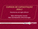 Inscrição curso de capacitação 2024.2