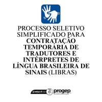 PROGEP abre seletivo para tradutor/intérprete de Libras com salário de até R$ 6,1 mil