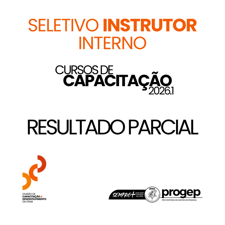 Resultado Parcial Seletivo Instrutor Interno Cursos De Capacitação 2026.1
