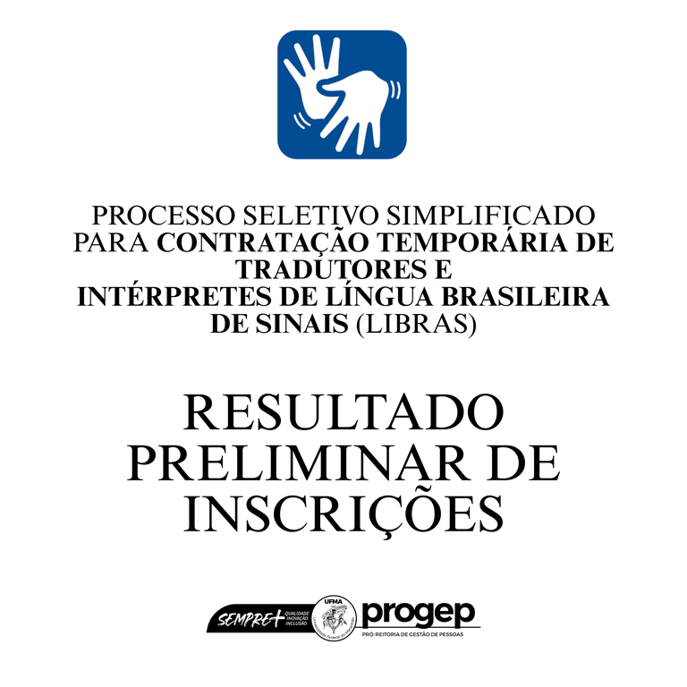 Resultado preliminar de inscrição EDITAL 370-2025 - INTÉRPRETE DE LIBRAS