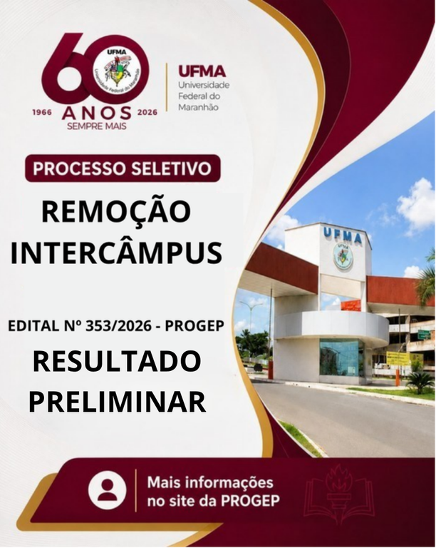 Resultado Preliminar Processo Seletivo de Remoção Intercâmpus edital 353/2026 - PROGEP