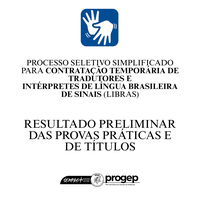Resultado Preliminar Provas Práticas e de Títulos EDITAL 370-2025 - INTÉRPRETE DE LIBRAS