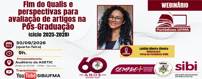 Webinário: Fim do Qualis e perspectivas para avaliação de artigos na Pós-Graduação (ciclo 2025-2028)